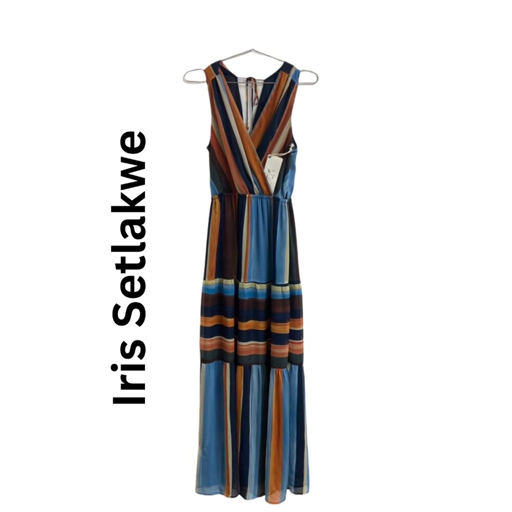 Iris Setlakwe Multicolor Maxi Dress Size 2 New with Tags